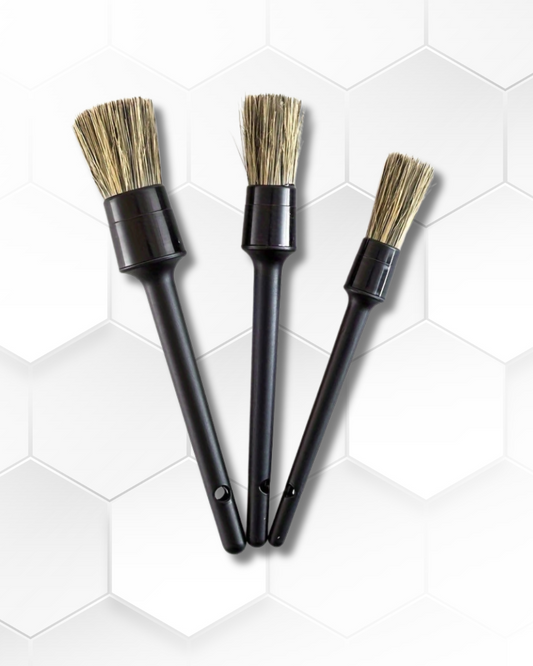 LUXX Detail Brush Set Horsehair – zachte paardenhaar borstels voor kwetsbare oppervlakken