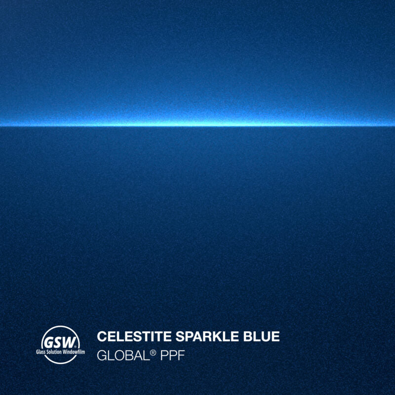 Global® PPF Celestite Sparkle Blue - Luxury Detailing professional window film