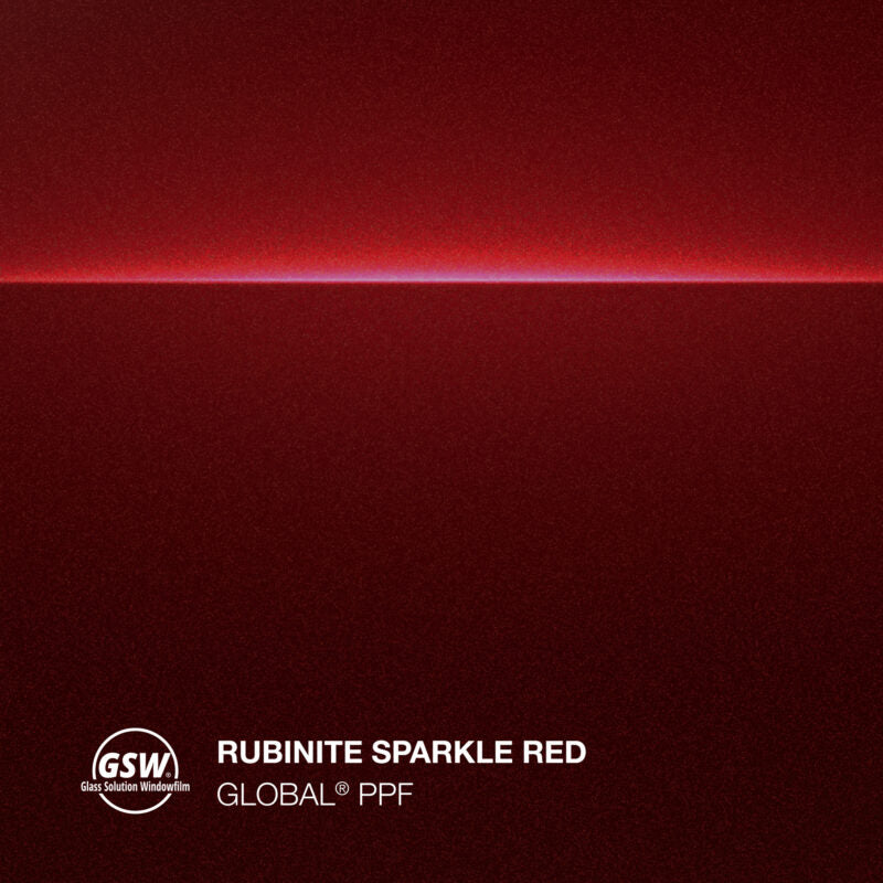 Global® PPF Rubinite Sparkle Red - Luxury Detailing professional window film