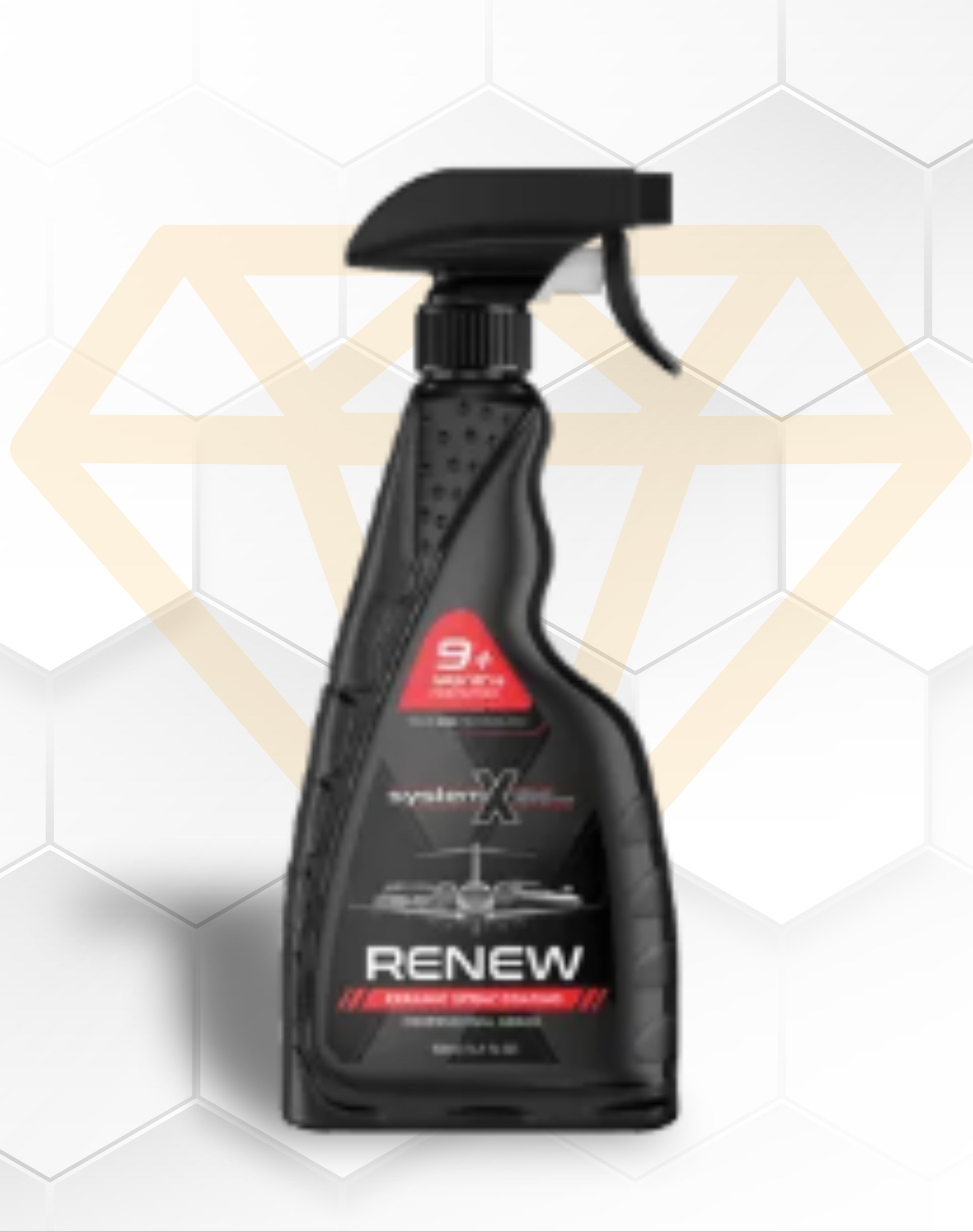 System X Renew Spray – keramische coating met Hypergloss Coat, True SiO₂ Technology en 9+ maanden lakbescherming