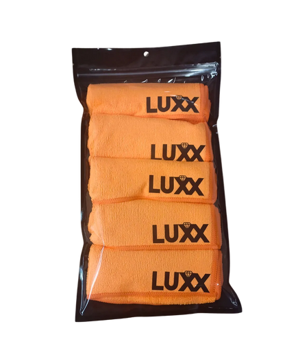 LUXX Microfiber Doek 5 stuks – zachte poetsdoeken voor interieur en exterieur