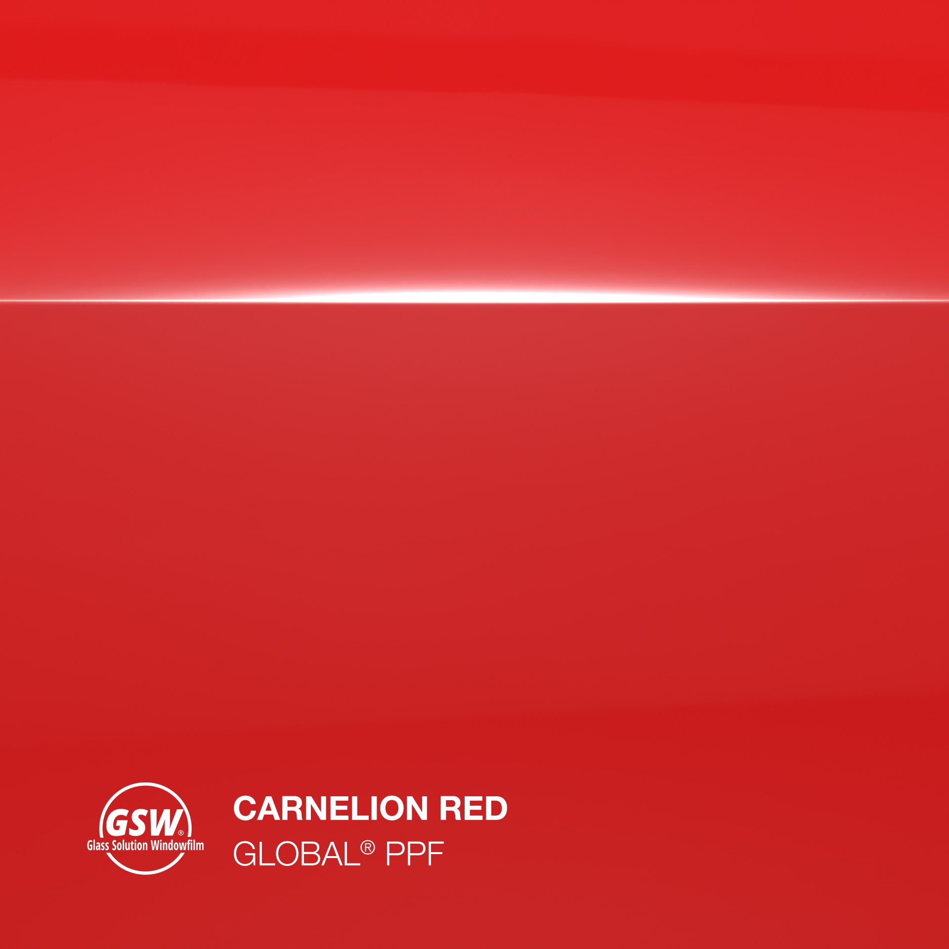 Global® PPF Carnelion Red - Luxury Detailing professional window film
