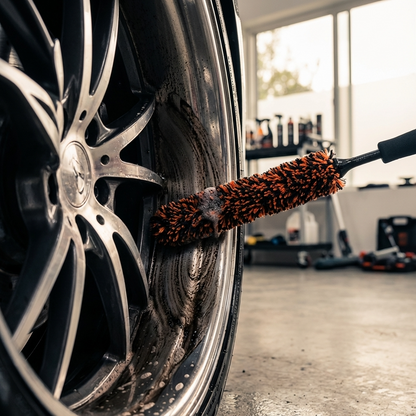 LUXX Car Wheel Cleaning Brush – Smal & Big (Premium Velgenborstel Microvezel)