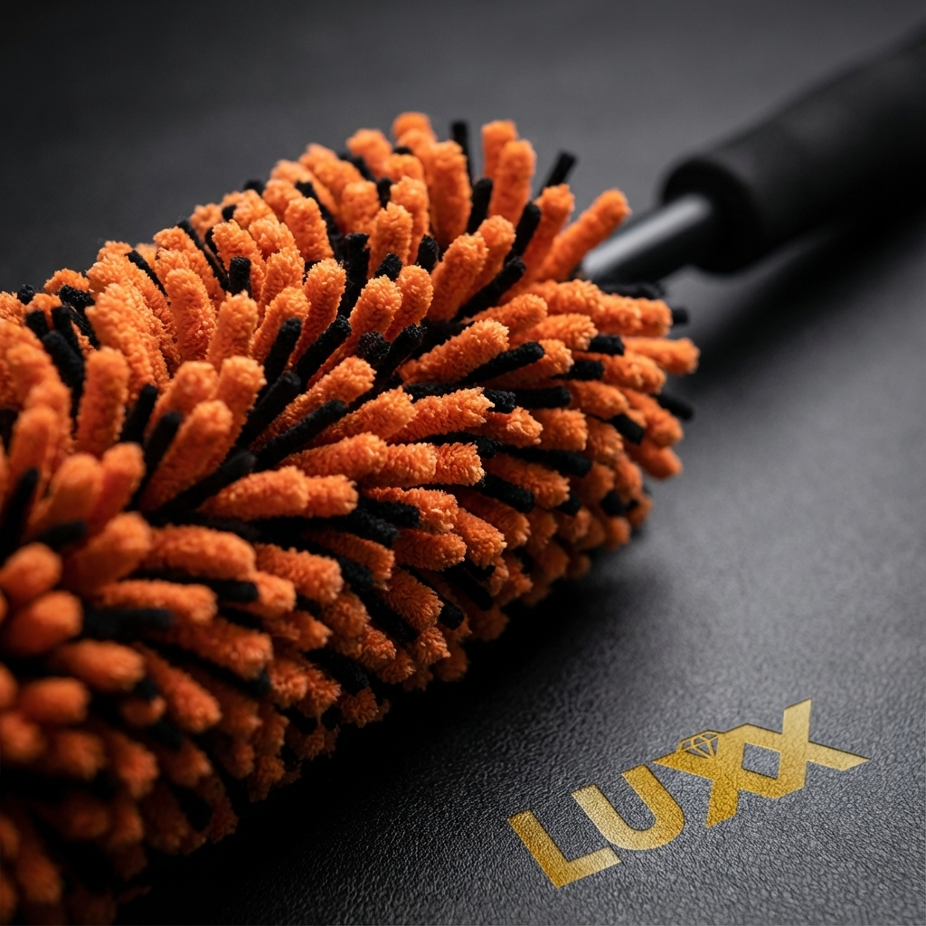 LUXX Car Wheel Cleaning Brush – Smal & Big (Premium Velgenborstel Microvezel)