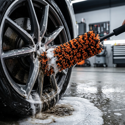 LUXX Car Wheel Cleaning Brush – Smal & Big (Premium Velgenborstel Microvezel)