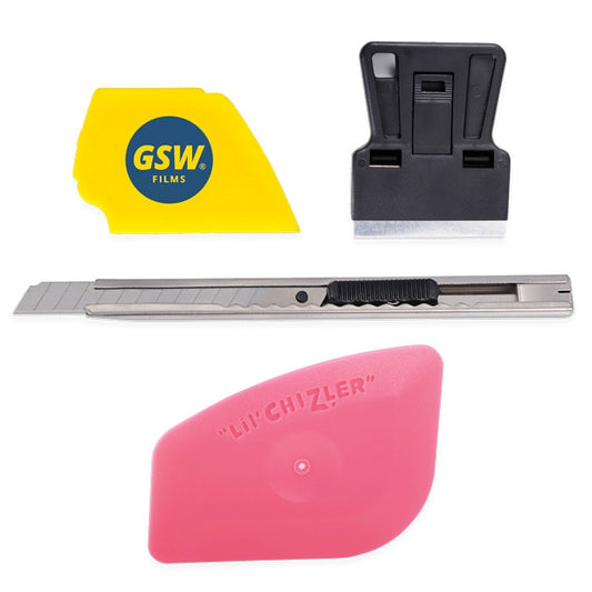 Gereedschapset t.w.v. €5,80 - Luxury Detailing professional window film